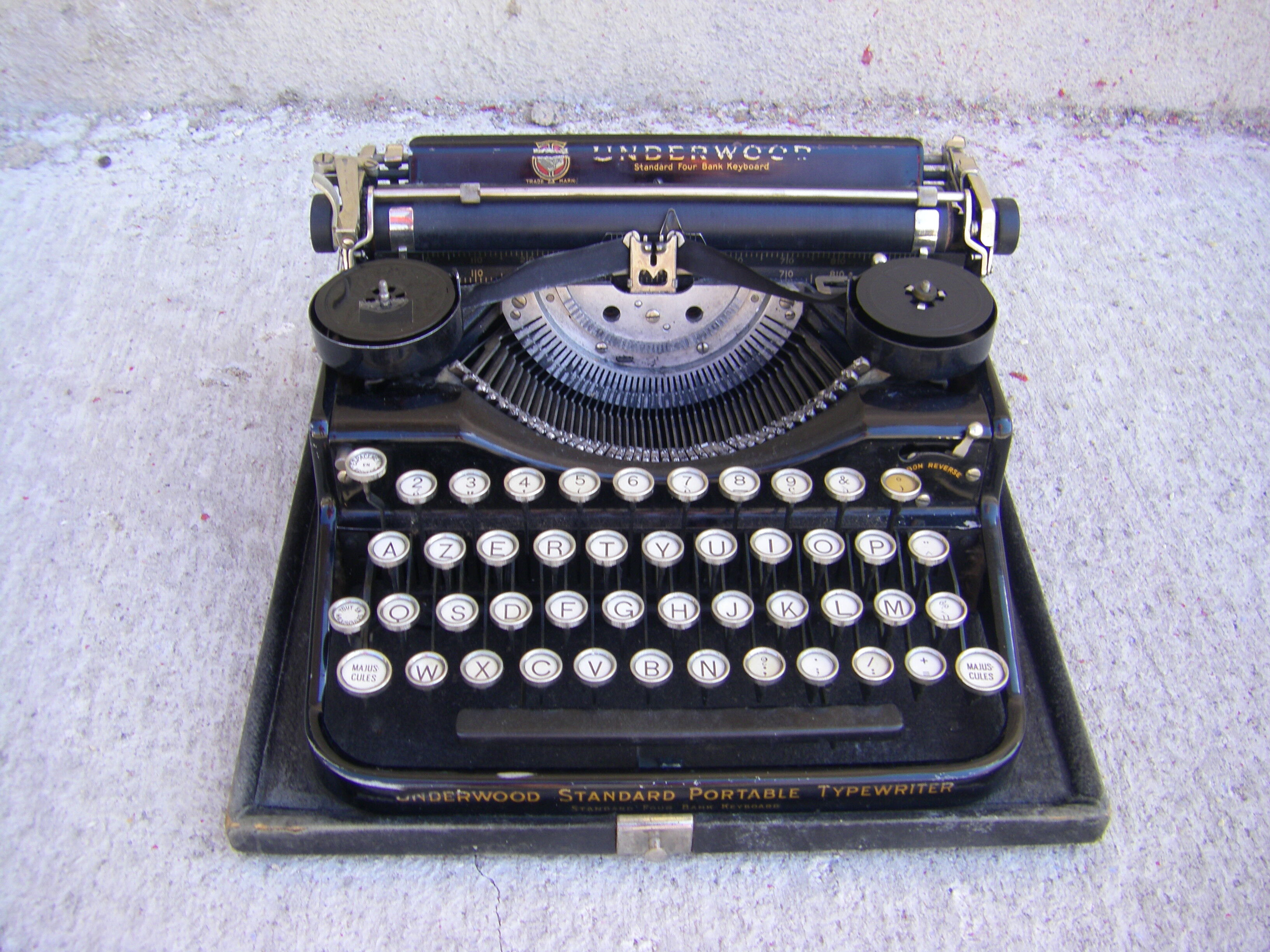 Underwood typewriter