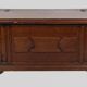 Antique wooden chest / storage trunk with lid