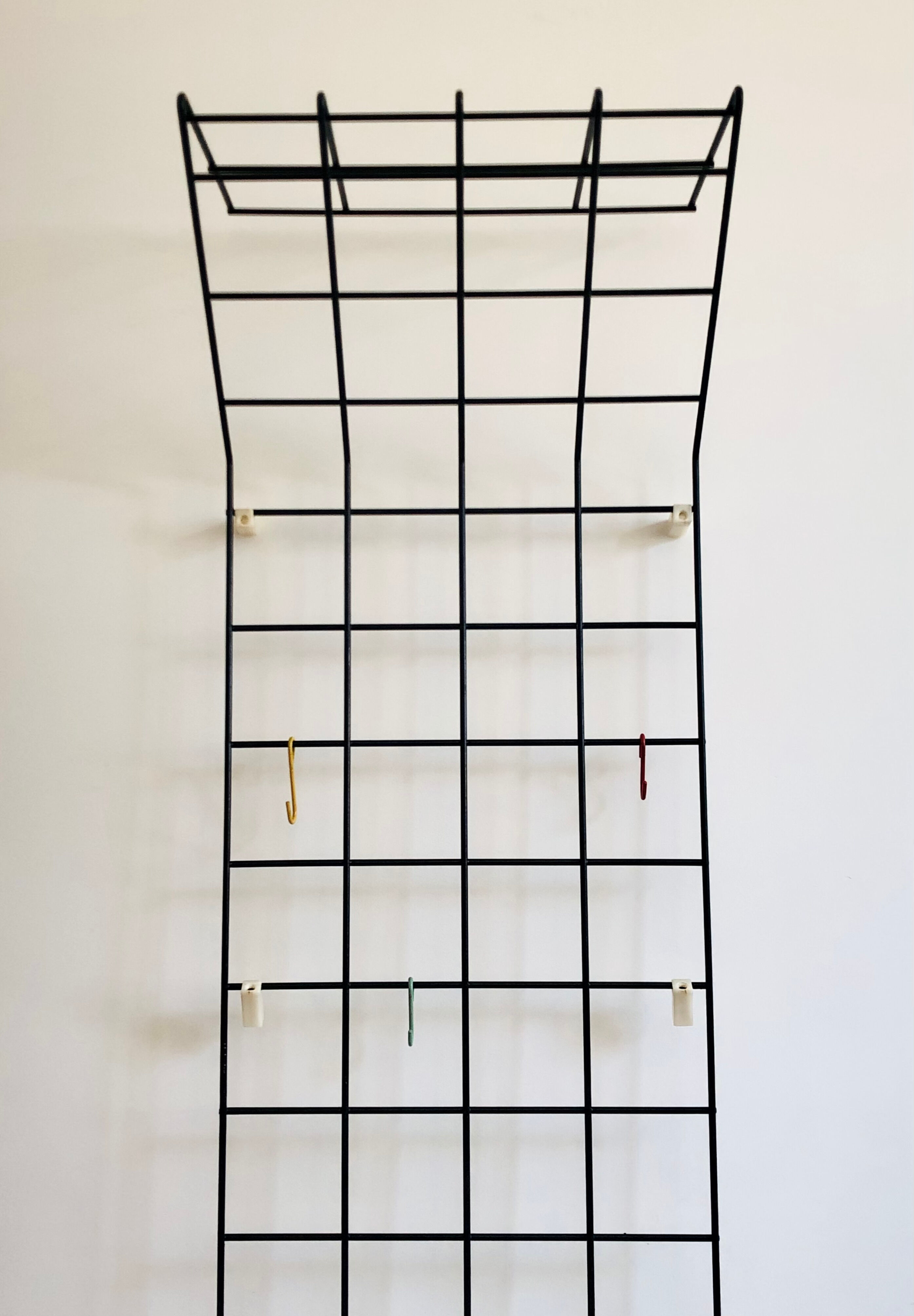Wall rack by Karl Fichtel for Drahtwerke Erlau A.G.Aalen, Germany 50s