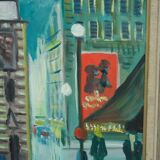 Swedish Modern Painting by Jack Eichborn, Oil on Canvas, 1960s