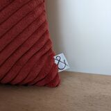 Chevron corduroy cushion