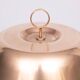 Falkenbergs Belysning Brass and Leather table lamp Sweden 1960s