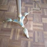 Brass floor lamp