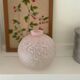 Speckled ball glass vase