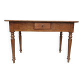 Table bureau Louis Philippe pieds tournés