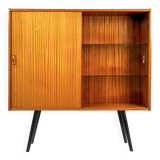 Vintage Violetta display cabinet from Zielona Góra, Poland 1960