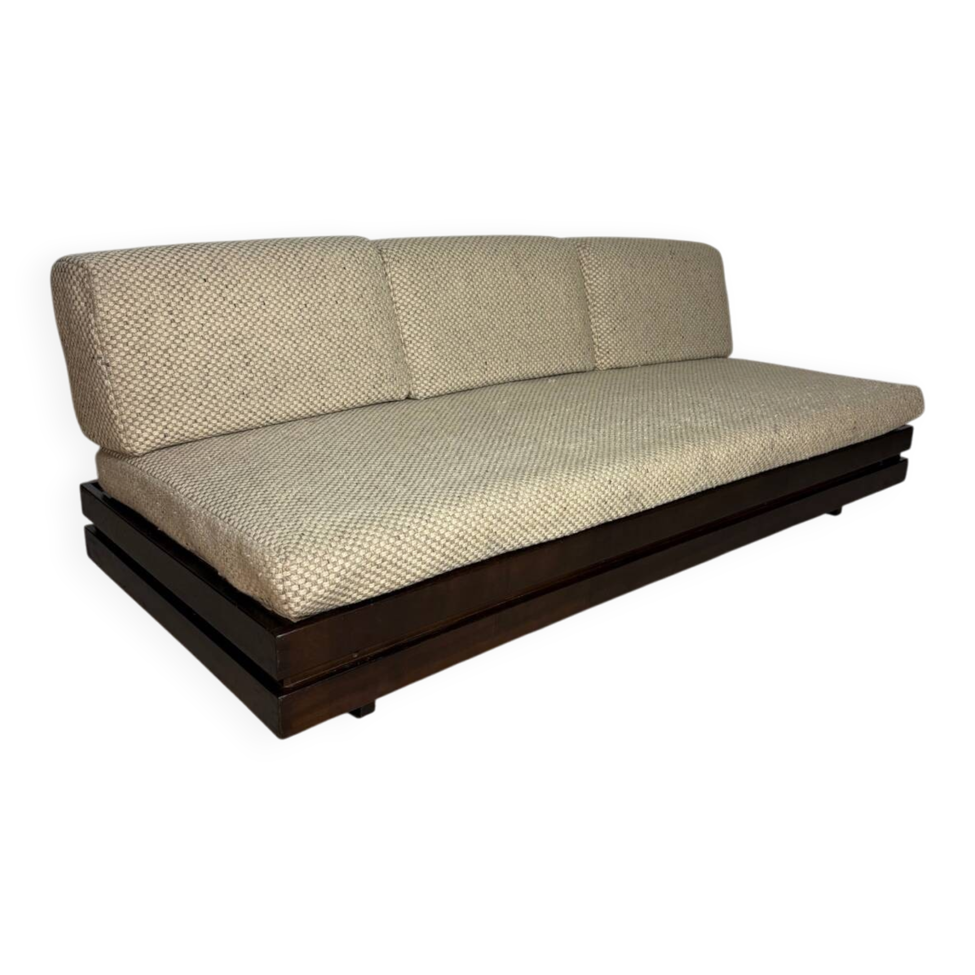 Brutalist 3-seater bench – Regain spirit – France, 1970s