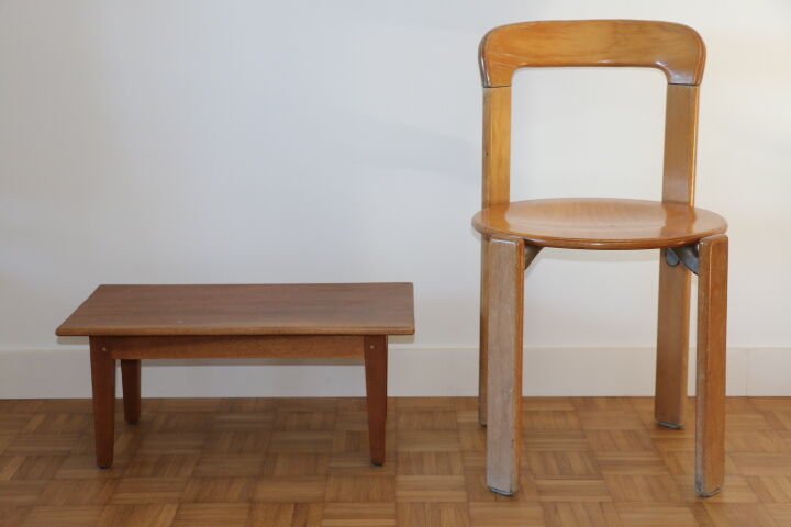 Light oak coffee table