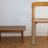 Light oak coffee table