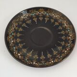 Six coffee cups and saucers in English earthenware Gibson & sons