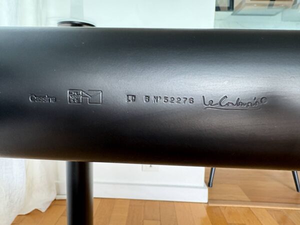 Table lc6 le corbusier signée tres bon etat