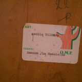 Scandinavian buffet teak model "Tilburg" by O.M.F Omer Meubel Fabriek to Samcom Lefèvre editions