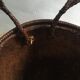 Ancient Japanese woven bamboo basket
