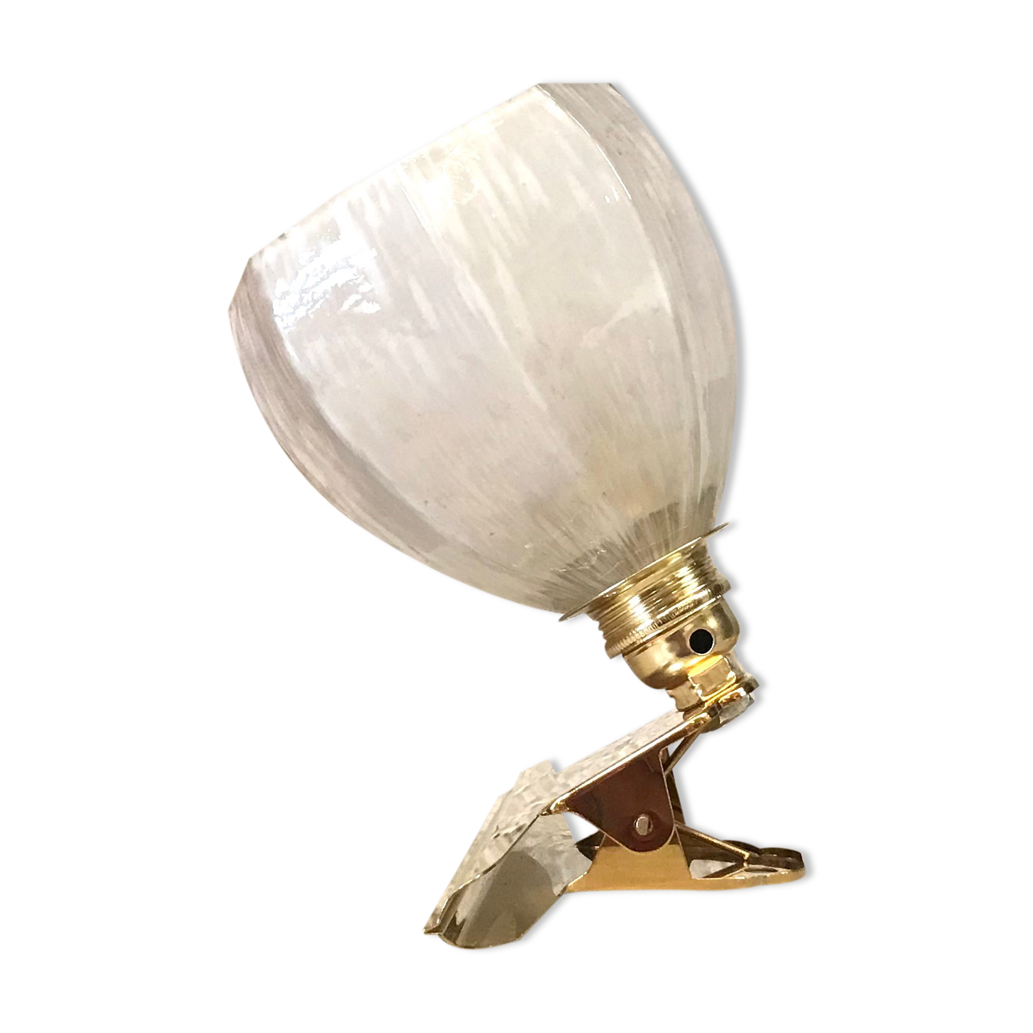 Clichy glass clamp lamp