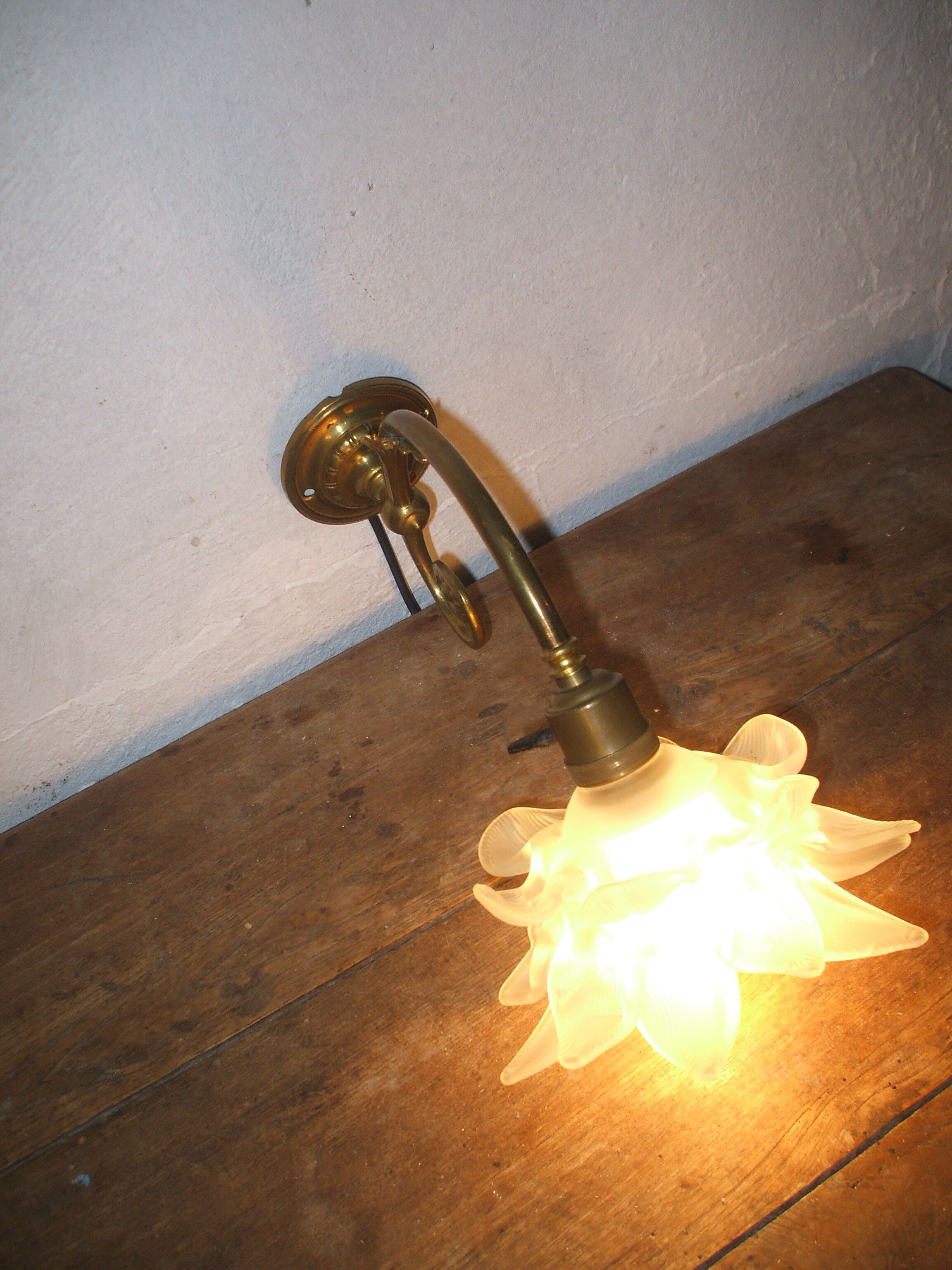 Tulip flower applique