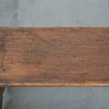Timeless and characterful antique English hallway bench / bench for the dining table made of pinewood
