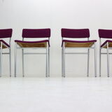 Set of 4 dinning room chairs Martin Visser "SE07"  for 't Spectrum Bergeijk, 1960