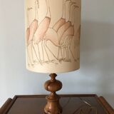 Vintage lamp and lampshade