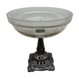 Coupe verre sur pied métal