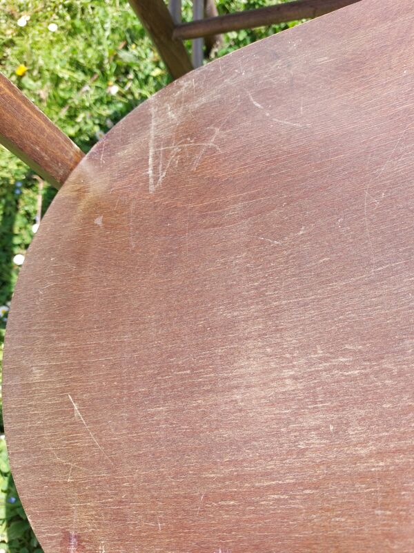 2 chaises bistrot vintage en bois