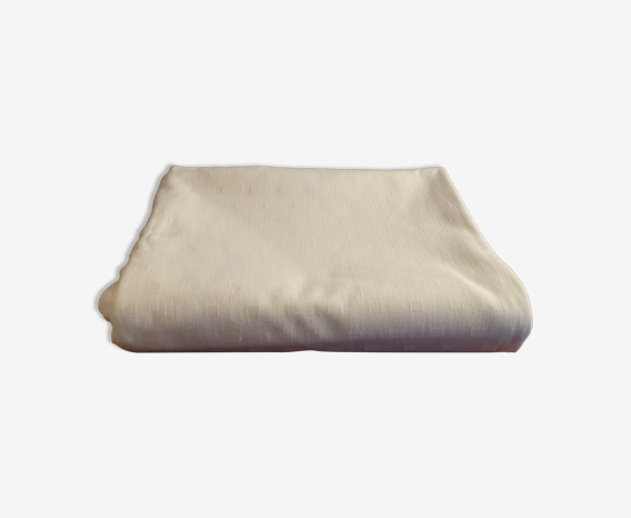 Nappe ancienne coton en damassé, 220 cm x 140 cm