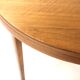 Scandinavian walnut dining table, Sweden, 1960