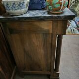 Empire period walnut chest of drawers