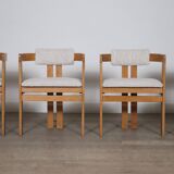 Pigreco Dining Chairs By Afra & Tobia Scarpa With Bentwood Frames, Set Of S