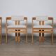 Pigreco Dining Chairs By Afra & Tobia Scarpa With Bentwood Frames, Set Of S