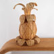 "Wicker 'pineapple' lamps"