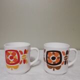 Deux mugs ou tasses 200ml "Mobil"