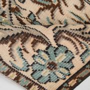 Tapis persan vert sarcelle et marron 6x9, 173x270 cm