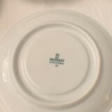 Tea set, six cups and six saucers
