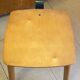 Chaise italienne année 80, en bois et métal
