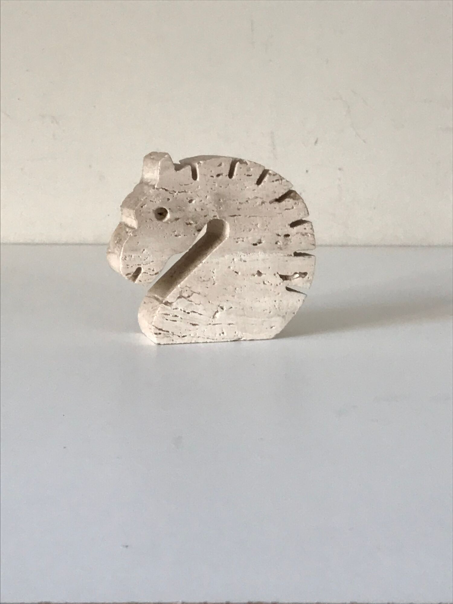 Travertine horse design fratelli Manelli vintage 70s
