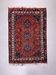 Antique tribal rug 320x220 cm wool oriental hand made carpet red, brown, blue