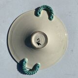 Ceramic handle dish 1960 vallauris
