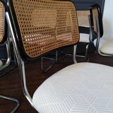 6 chairs cesca Marcel Breuer 1970