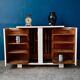 Retro commode with shelves Art Deco painted wood