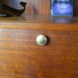 Vintage mahogany wing-shaped secretary