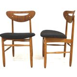 Set of 2 teak chairs, AB Nässjö, Stolfabrik, Sweden, 1960