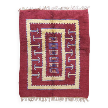 Tapis Rouge Beni M'Rirt - 298 x 217 cm