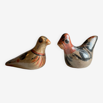 Couple bird handmade ceramics mexico