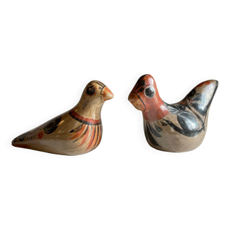 Couple bird handmade ceramics mexico
