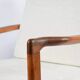Fauteuil scandinave original Baczyk, années 1960, rénovation, teck.