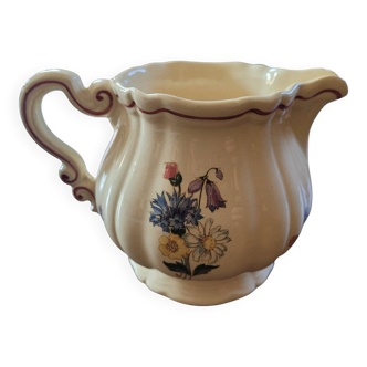 Milk Jug or Creamer Digoin Sarreguemines "Agreste" – Circa 1930