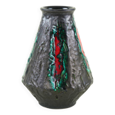 Ceramic vase, German design, 1970s, made in West Germany