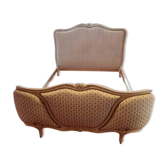 Bed Louis XV half basket - Creation by Master upholsterer