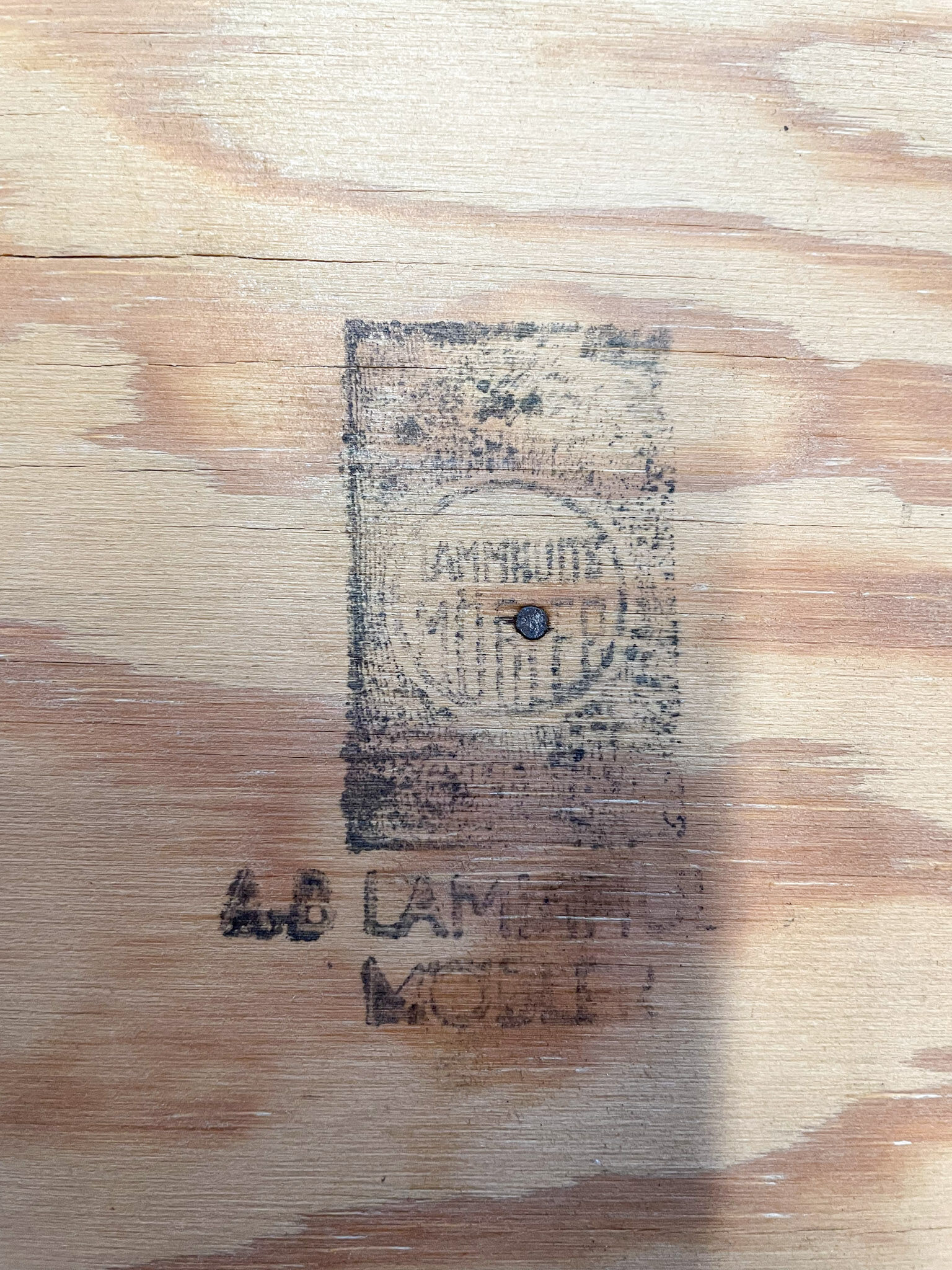 Scandinavian teak and pitchpin buffet