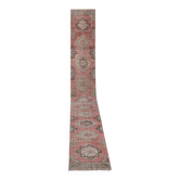 Tapis de couloir turc vintage